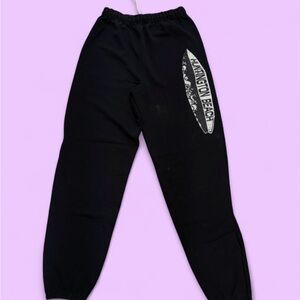 Black Huntington Beach Sweatpants